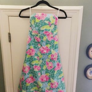 Lilly Pulitzer strapless dress